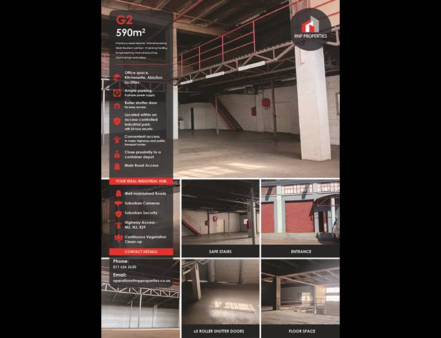 Industrial property to rent in HERIOTDALE